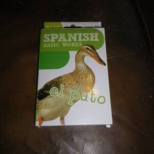 Spanish Basic Words 36 Flash Cards